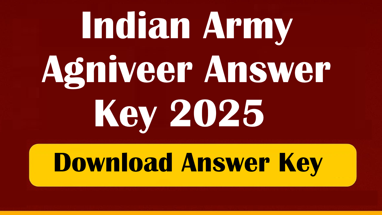 Indian Army Agniveer Answer Key 2025