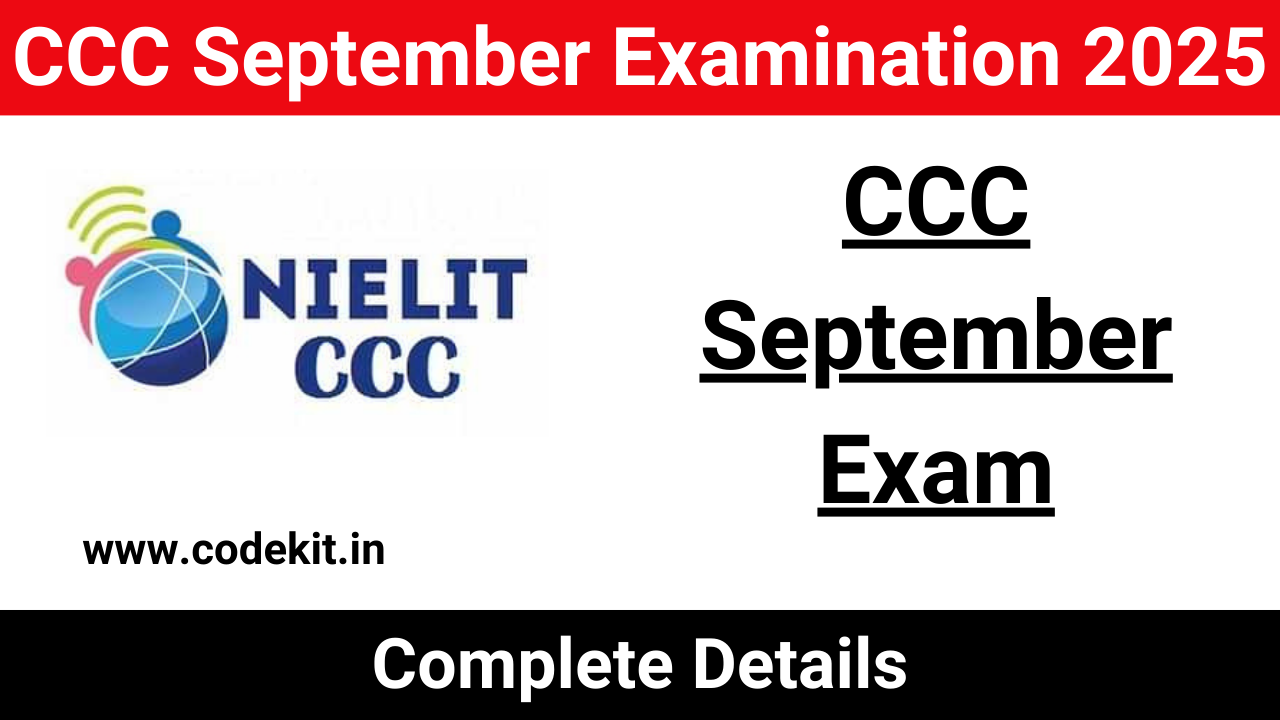 CCC September Examination 2025